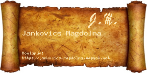 Jankovics Magdolna névjegykártya